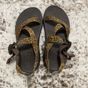 Cheetah print Chaco sandals